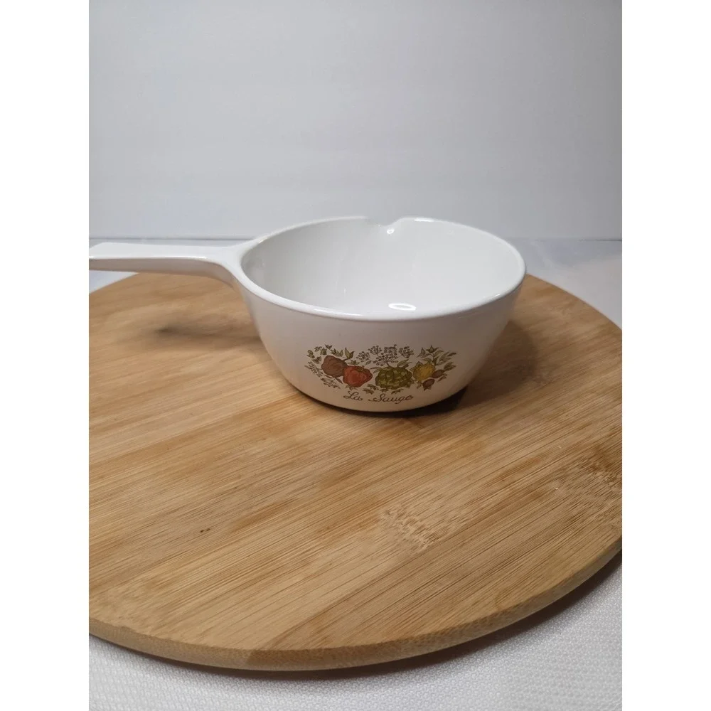 Vintage CorningWare Spice of Life 2.5 Cup Sauce Pan La Sauge P-89-B White